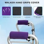 2 Pack Walker Handle Cushions Walker Grip Covers Pads Walker Padded Hand Grip Covers for Rolling Wheelchair Walker Elderly Grippers Rollator Handle