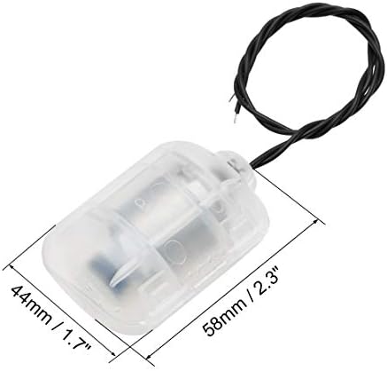 uxcell Vibration Motors DC 12V 4000RPM Massager Vibrating Motor with White Shell 58x44x30mm 2Pcs