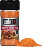 Weber Sweet'n Tangy BBQ Seasoning, 3 Ounce Shaker