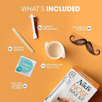 Nad's Nose Wax Kit for Men & Women - Waxing Kit for Quick & Easy Nose Hair Removal, 1 Count