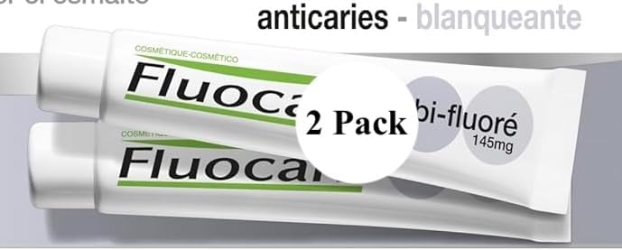 Fluacaril Whitening Toothpaste Bi-Fluore 145Mg, 75 ml (Pack of 2)
