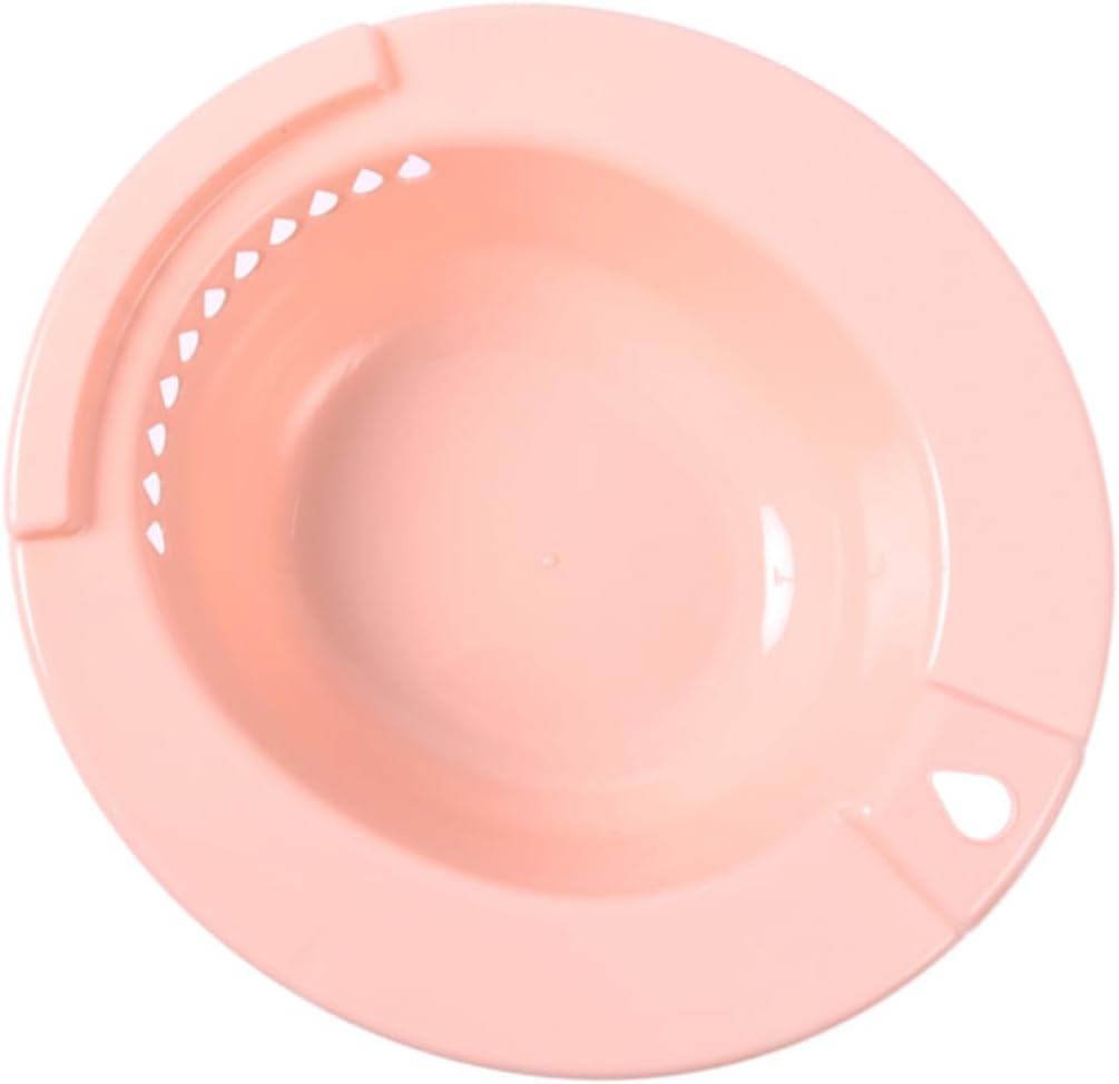 FRCOLOR Sitz Bath Pan Postpartum Toilet Bath Patient Wash Basin Smooth Surface Safe for Pregnant Elderly Patients