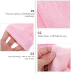 Healifty 2 Pairs Gel Elbow Moisturizing Sleeves for Women Soft Elbow Cover Pads for Dry Cracked Softening Skin Care SPA Heel Socks Breathable Brace Protection for Reduce Calloused Wear