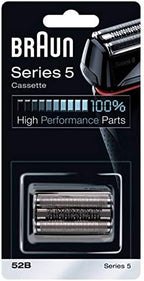 Braun 52B Series 5 Black/Silver Electric Shaver Replacement Foil & Cutter Cassette Cartridge Head