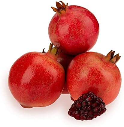 Fresh Jumbo Pomegranate Large Set of 3 Fruit - XL size - Texas Grown