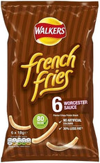 Walkers French Fries Worcester Sauce 6 Pack 150g