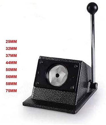 Graphic Punch Die Cutter Paper Graphic Punch Die Multi Sheets Stack Cutter Button with Efficiency(58mm)