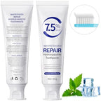 Hydroxyapatite Toothpaste – Protects Enamel, Strengthens Teeth, Deeply Cleans and Promotes Oral Health with a Refreshing Mint Flavor.
