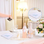 Embroidered Wedding Handkerchiefs Happy Tears Handkerchiefs with Scallop Lace Edges for Wedding Day Bride