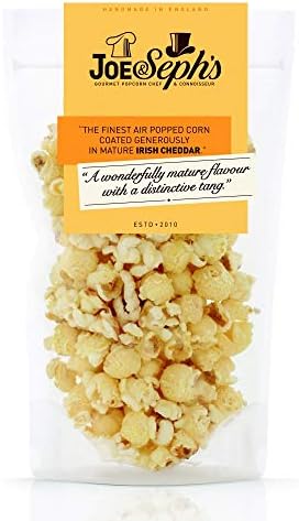 JOE AND SEPHS Irish Cheddar Popcorn, 90 GR