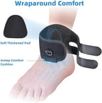 Tenbon AFO Foot Drop Brace for Walking with Shoes & Sandals, Adjustable Dorsiflexion Assist Support for Improved Gait, Lightweight Drop Foot Orthosis for Daily Recovery, Fits Left or Right Foot