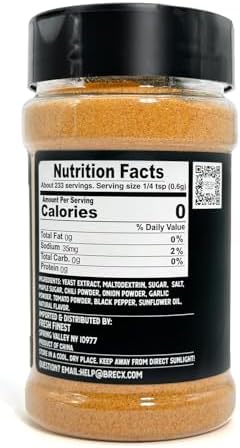 Fresh Finest Sweet & Smoky BBQ Rub - 4.93oz (140g) - Rich, Authentic, Kosher, All-Natural, Non-GMO, Gluten-Free