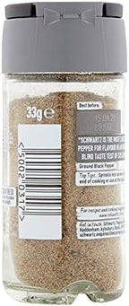 Schwartz Ground Black Pepper (33g) - Pack of 6