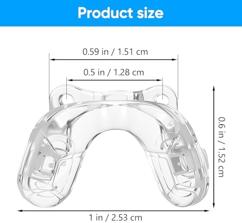 Healifty 5 Pairs Eyeglasses Bridge Pads, Clear Silicone Anti Slip Glasses Nose Pads, U-Shaped Screw-in Replacement for Sunglasses and Eyewear