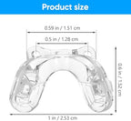 Healifty 5 Pairs Eyeglasses Bridge Pads, Clear Silicone Anti Slip Glasses Nose Pads, U-Shaped Screw-in Replacement for Sunglasses and Eyewear