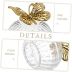 Cabilock 12pcs Plastic Candy Boxes Gold Plated Elegant Wedding Favor Containers for Parties and Home Use for Storage and Celebrations