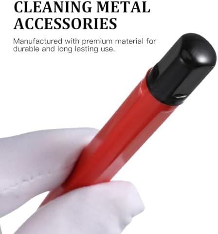 ULTECHNOVO Fiberglass Scratch Brush Pen, Precision Watch Cleaning & Rust Removal Tool, Fiber Polishing Pen for Jewelry, Electronics & Clock Repair, Red