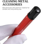 ULTECHNOVO Fiberglass Scratch Brush Pen, Precision Watch Cleaning & Rust Removal Tool, Fiber Polishing Pen for Jewelry, Electronics & Clock Repair, Red
