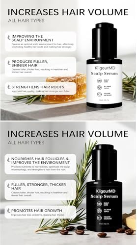 Official Hair Serum Bundle – Thinning Hair Treatment with Plant-Based Actives, Prevention & Treatment Scalp Serum Bundle for Men & Women, Reduces Hair Fall | Women & Men