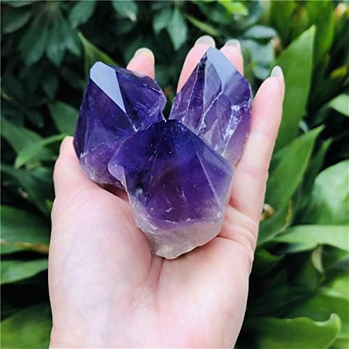 Meditation Home 140-180g Brazil Natural Ametrine Quartz Crystal Point Wand Single Terminated Reiki Natural Stones and Minerals (Size : 3pc)