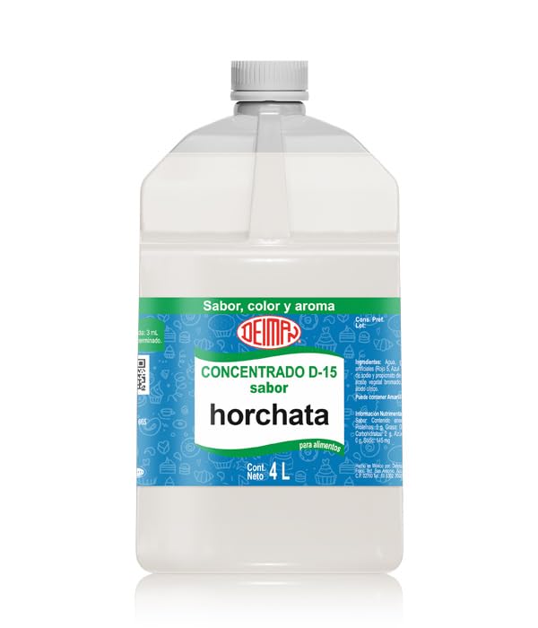 Deiman Horchata Artificial Food Flavoring Concentrate -Flavor and Color-(1 Gallon)