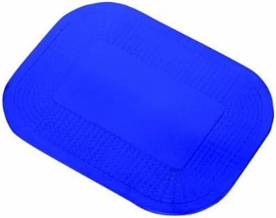Dycem - 50-1591B Non-Slip Mat, Ideal Daily Living Aid for Independent Living and Caregivers, Designed to Address Stabilization and Gripping Problems Found Around The Home, Blue Textured Pad 10" x 14" x 1/8"
