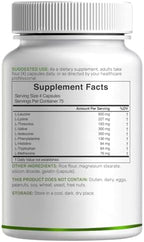 Essential Amino Acids (EAA) 2000mg Per Serving, 300 Capsules – Unflavored - 9 in 1, All BCAAs (Branched-Chain Aminos) – Lean Muscle Support & Natural Pre Workout Supplement