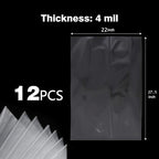 5 Gallon Bucket Liner Bags, 4Mil 12pcs 22x27.5 inches(Excluding Bucket), Turkey Brine Bag Food Grade Bags for Marinading and Brining, BPA Free, Extra Heavy Duty Leak Proof, Great for Food Storage
