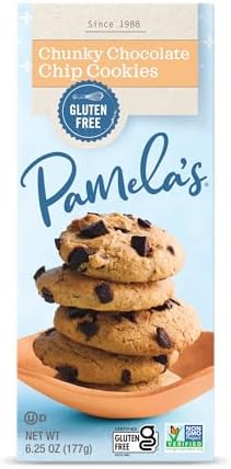 Pamela's Traditional Cookies, Chunky Chocolate Chip, Pecan Shortbread, & Lemon Shortbread, 6.25 Oz Each (Variety Pack)