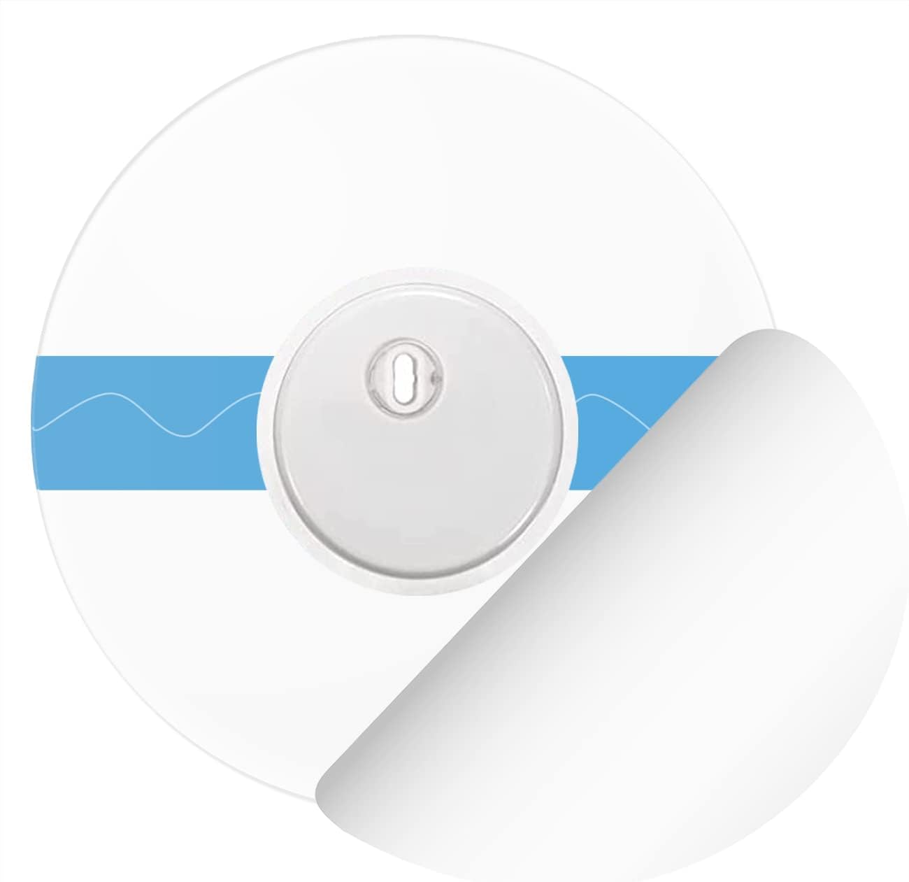 Sensor Covers for Libre 3, Waterproof-50 Pack Overpatch for Lbre 3 Plus,Transparent CGM Adhesive Patches Lasting to 14 Days-Without Hole-HECHUAN