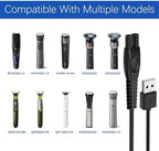 Universal Hair Clipper Charger Cable 5V USB Charger Cable for Philips Shaver Norelco Series, Compatible With Weed Whacker Nose and Ear Hair Trimmer Various Dog Clippers replacement Charger Cable