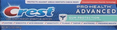 Crest Pro-Health Advanced Toothpaste | Gum Protection | 5.1 oz | Pack of 2