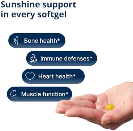 Metagenics Vitamin D3 and Vitamin K2 10,000 IU with MK-7- Vitamin D3 with K2 for Immune Support, Bone & Heart Health-Non-GMO, Gluten-Free-60 Softgels