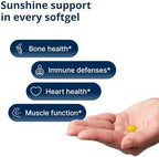 Metagenics Vitamin D3 and Vitamin K2 10,000 IU with MK-7- Vitamin D3 with K2 for Immune Support, Bone & Heart Health-Non-GMO, Gluten-Free-60 Softgels