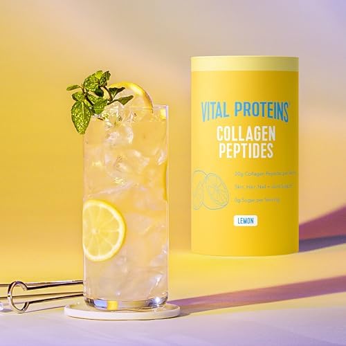 Vital Proteins Collagen Peptides Powder, Collagen Supplements, Hair & Skin Health, 14 Servings, Lemon