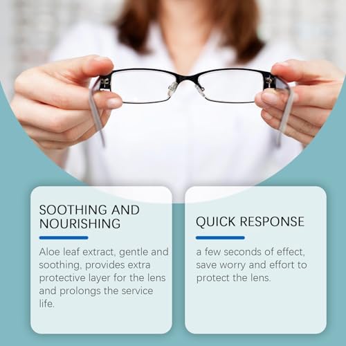 2pcs Lens Scratch Remover Spray,Scratch Repair Tool for Eyeglass and Sunglasses,with Cleaning Lenses and Removing Screen Scratch,Glasses Polishing Cleaning Fluids Kits