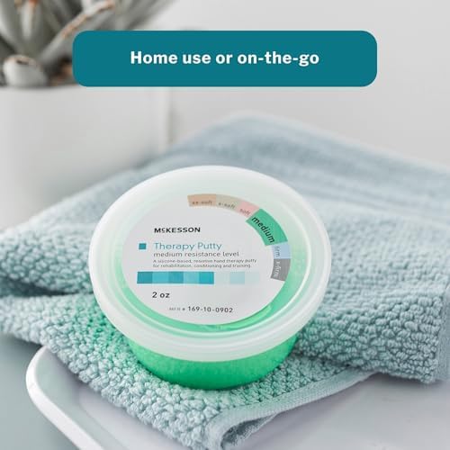 McKesson Therapy Putty, Non-Toxic, Unscented, Green, Medium, 2 oz, 1 Count
