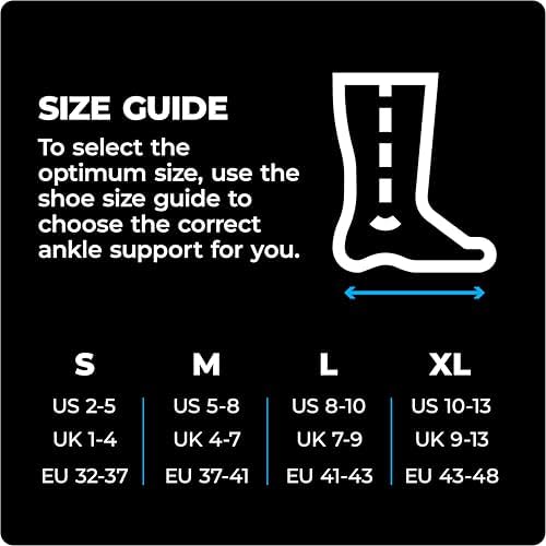 VITTO Ankle Brace for Sprained Ankle - Ankle Compression Sleeve for Men & Women. Ankle Support to Stabalize the Ankle Joint for Injury Prevention and Ankle Sprain Relief (M)