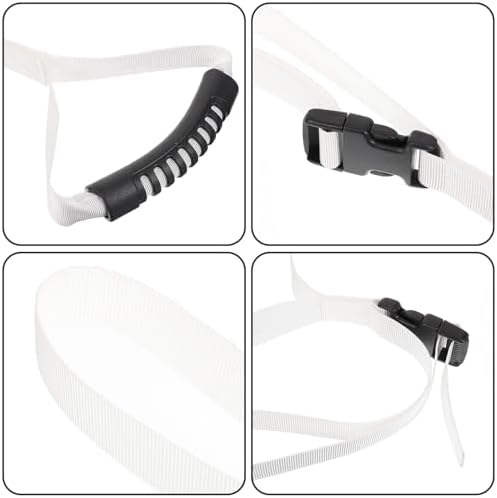 Car Door Assist Handle for Elderly, Portable Safety Grip Strap, White Car Window Support Aid for Disabled and Senior Mobility Assistance