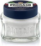 Proraso Pre Shave Conditioning Cream - Aloe Vera & Vitamin E - Protective Formula for Dry, Rough Skin & Beard - Premium Italian Pre Shave Cream - 3.6oz