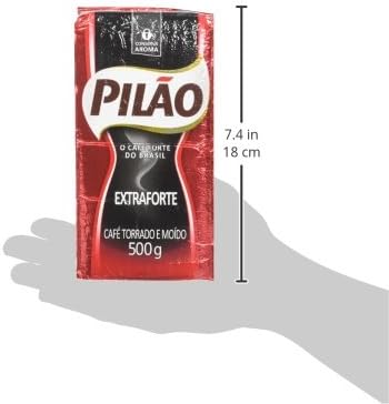 Cafe Pilao Extraforte 500gr 2 Pack, Black