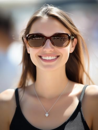 FEISEDY Polarized Women Sunglasses Retro Shades Photochromic Lens Sparkling Crystal Sunglasses UV400 Protection B0144