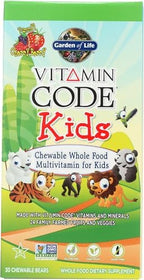 Garden of Life Vitamin Code Kids Multivitamin with Probiotics for Immune Health - Multivitamin with Organic Fruits and Vegetables, Non-GMO, Gluten-Free, 30 Chewable Bears