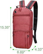 Oxygen Tank Backpack Portable Oxygen Cylinder Bag Carrying Travel Storage Fits M2 M4(A) M6(B) ML6 M7 M9(C) (Red)
