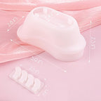 Framendino, Mini Bathtub Soap Dish Silicone Resin Molds for Jewelry Storage Holder Candle Vessel Container Flower Tray