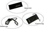 3 Pairs Metal Vintage Reading Glasses with Spring Hinge for men women