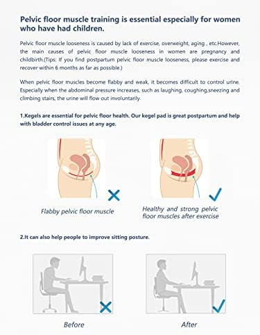 Pelvic Floor Strengthening Device Women,Pelvic Floor Muscle Training,Pelvic Floor Physical Therapy Use for Bladder Control and Pelvic Floor Exercise for Women and Men,Gray