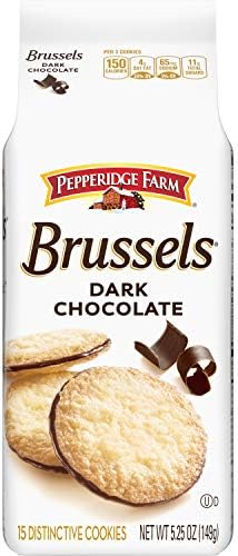 Pepperidge Farm Brussels Distinctive Cookies 5.25 oz (Pack of 6)