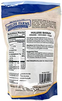 Shiloh Farms - Organic Non GMO Hulless Barley 15 ounce - 2 pack