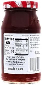 Smucker's Strawberry Preserve, 12 oz